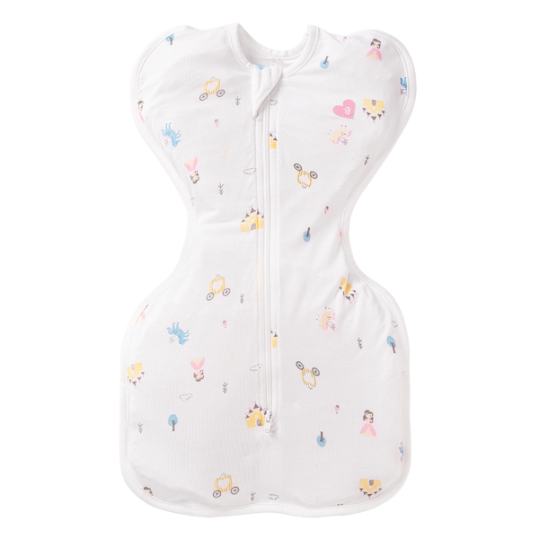 Combo 2 Nhộng chũn sợi tre kháng khuẩn Animo VD423040 (NB,Hồng)