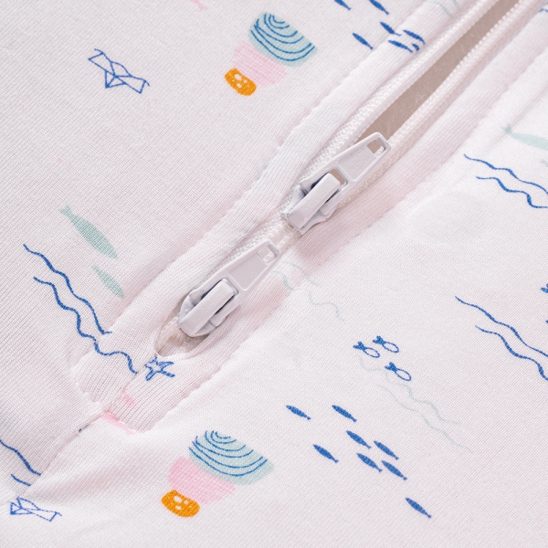 Nhộng chũn sợi tre kháng khuẩn Animo VD423035 (NB,Trắng)