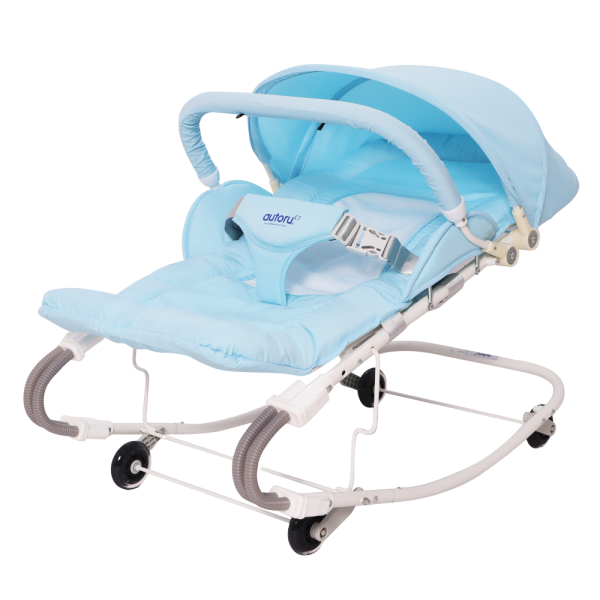 Xe nhún ăn bột có mui Autoru FCF2-M (Xanh Mint)