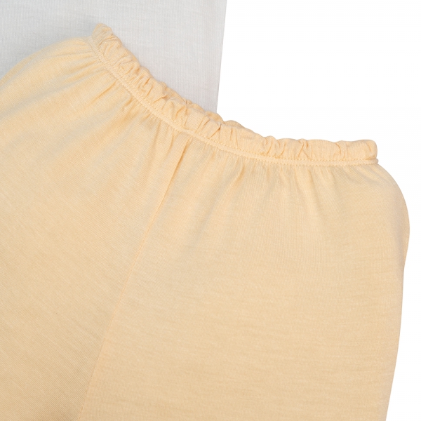 Bộ sơ sinh ngắn vải modal Animo I0122035 (0-24M,Vàng)