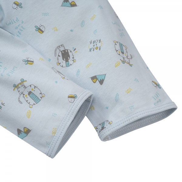 Cặp Quần sơ sinh dài Animo KV422094 (NB - 12M,Xanh biển)