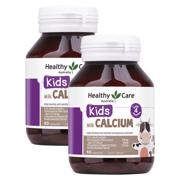 Combo 2 Thực phẩm bảo vệ sức khỏe Healthy Care Milk Calcium