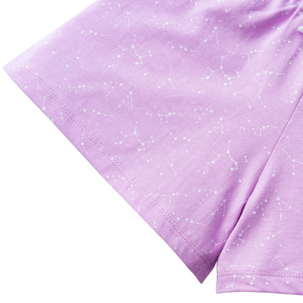 Bộ bé gái ngắn BST Gấu ngọt ngào Animo BH423004 (6M-6Y,Trắng)