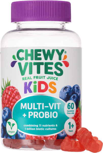 Thực phẩm bổ sung CHEWY VITES KIDS MULTI-VIT + PROBIO