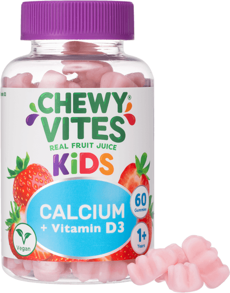 Thực phẩm bổ sung CHEWY VITES KIDS CALCIUM + VITAMIN D3