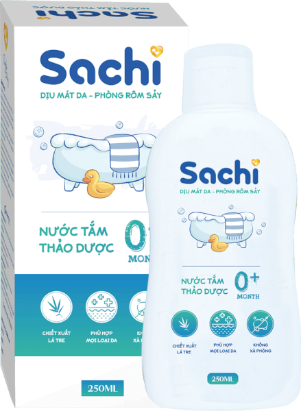 Nước tắm thảo dược Sachi 250ml