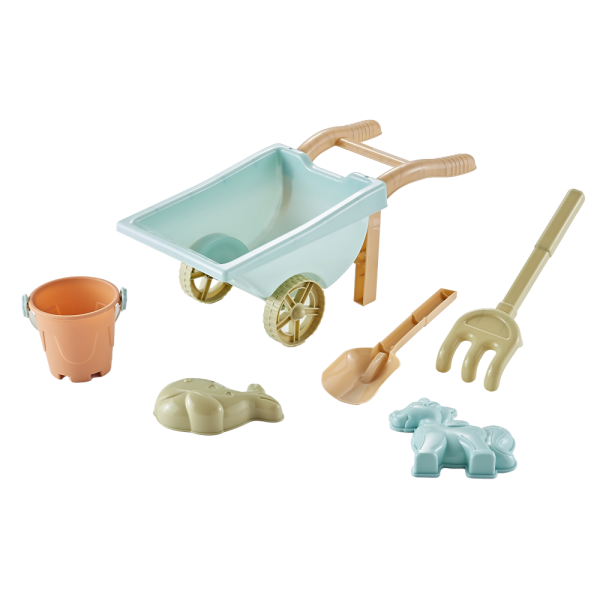 Đồ chơi đi biển xe chở cát kèm dụng cụ 6 pcs JS060299 C2305