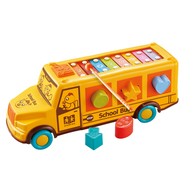 Xe buýt âm nhạc kèm thả khối cao cấp JS061008 C2305