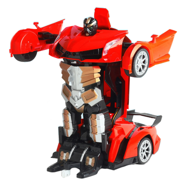 Xe điều khiển từ xa biến hình robot có đèn YN461410 (Đỏ)