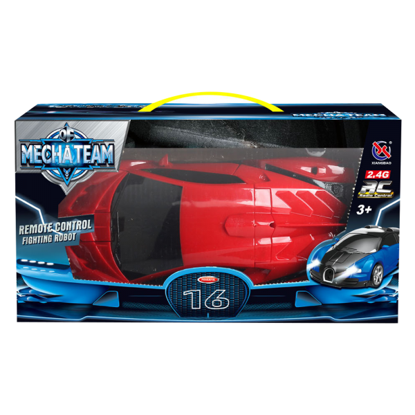 Xe điều khiển từ xa biến hình robot có đèn YN461410 (Đỏ)