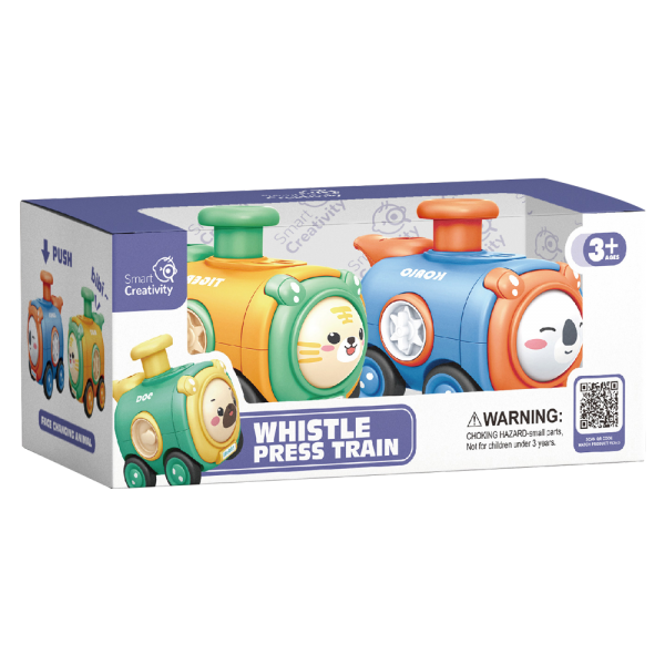 Đồ chơi tàu hỏa chạy trớn có còi thổi và thay đổi khuôn mặt YN509118