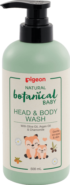 SỮA TẮM GỘI TOÀN THÂN CHO BÉ NATURAL BOTANICAL 500ML - PIGEON NATURAL BOTANICAL BABY HEAD & BODY WASH 500ML