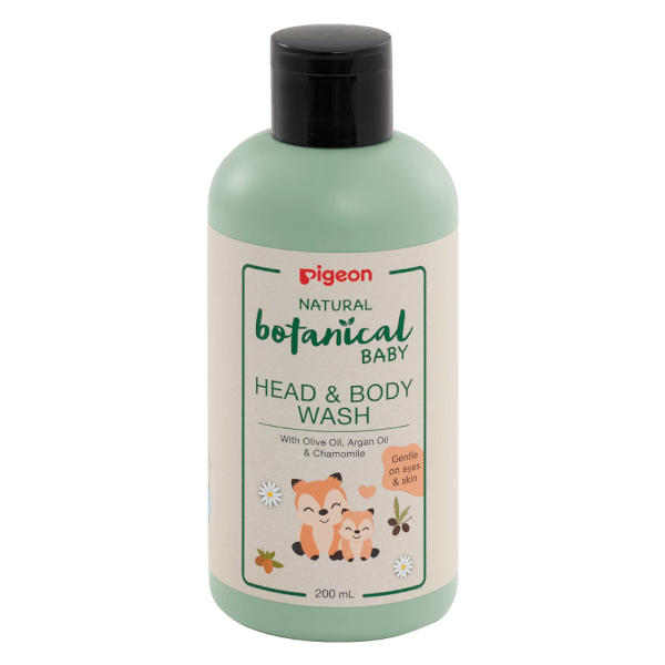 SỮA TẮM GỘI TOÀN THÂN CHO BÉ NATURAL BOTANICAL 200ML - PIGEON NATURAL BOTANICAL BABY HEAD & BODY WASH 200ML