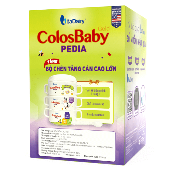 Sữa ColosBaby Gold Pedia 800g (1 - 10 tuổi)