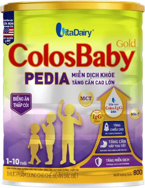 Sữa ColosBaby Gold Pedia 800g (1 - 10 tuổi)