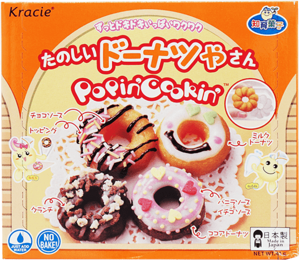 Kẹo sáng tạo bánh Donuts - Popin cookin Tanoshii Donuts New