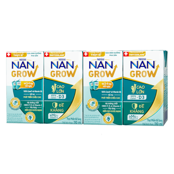 Thực phẩm bổ sung Nestlé NANGROW 9 (4x110ml)