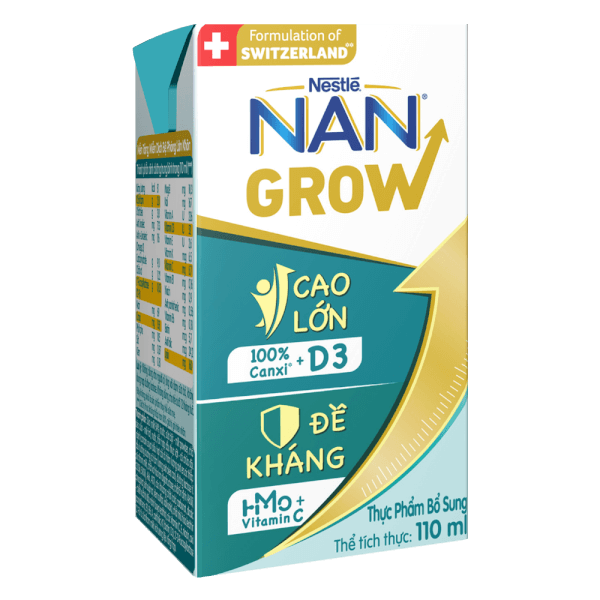 Combo 2 Thùng Thực phẩm bổ sung Nestlé NANGROW 9 (4x110ml)