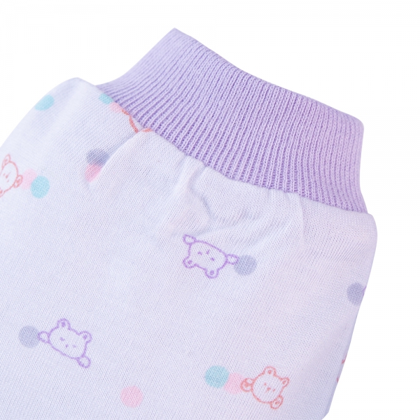 Cặp bao tay sơ sinh bo Animo HN522052 (NB,Tím)