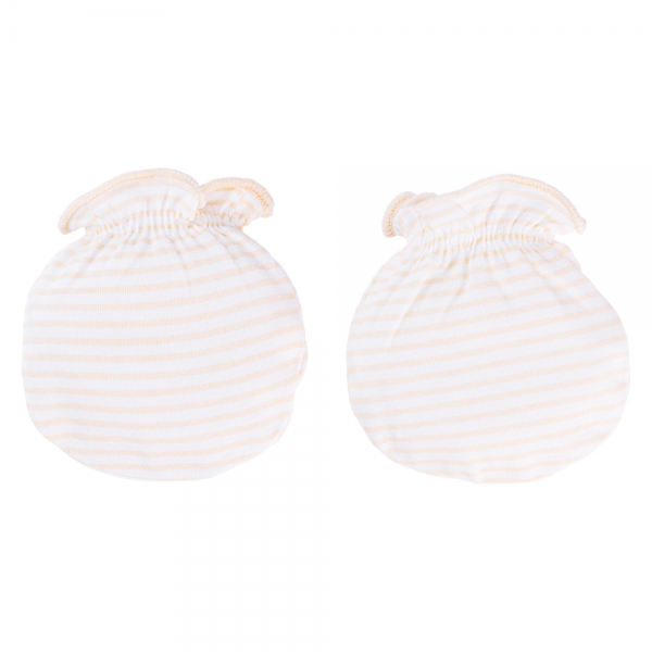 Bộ bao tay chân sơ sinh thun Animo BA1022047 (NB,Vàng sọc)