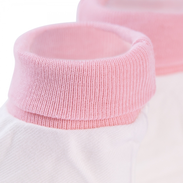 Bộ bao tay chân sơ sinh bo Animo BA1022034 (NB,Hồng họa tiết)