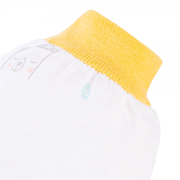 Cặp bao tay sơ sinh bo Animo BA1022068 (NB,Vàng)