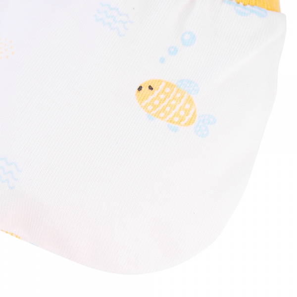 Cặp bao tay sơ sinh bo Animo BA1022068 (NB,Vàng)