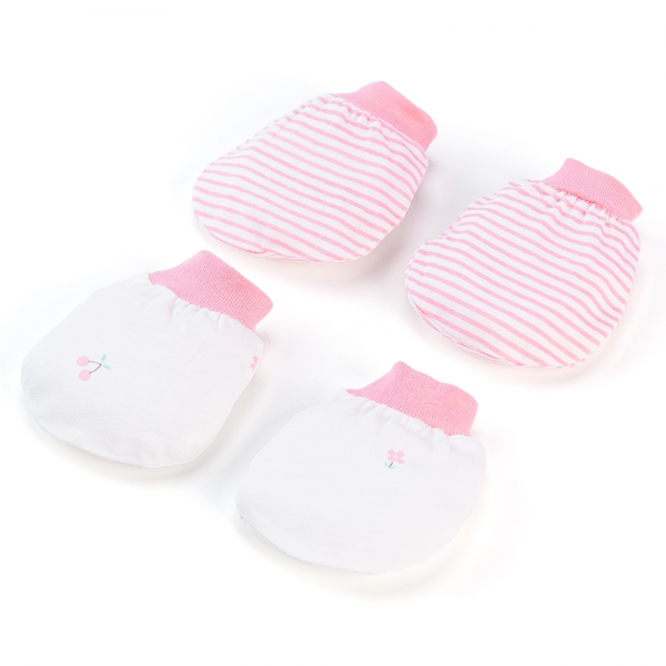 Cặp bao tay sơ sinh bo Animo BA1022066 (NB,Hồng)