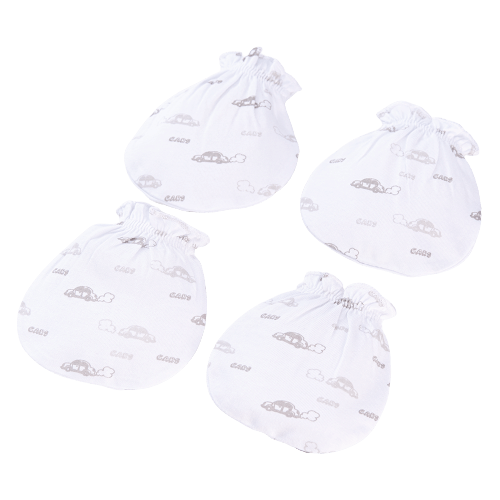 Cặp bao tay sơ sinh thun Animo HN522053 (NB,Xám)