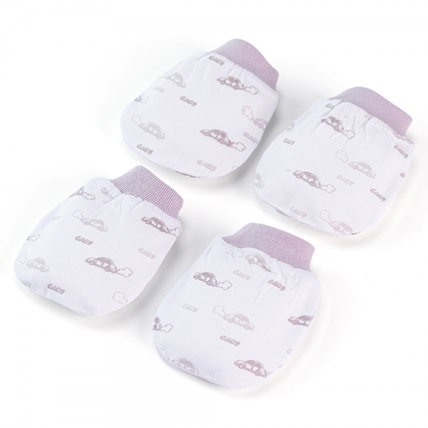 Cặp bao tay sơ sinh bo Animo HN522052 (NB,Xám)