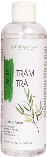 Toner Tràm trà MILAGANICS 250ml