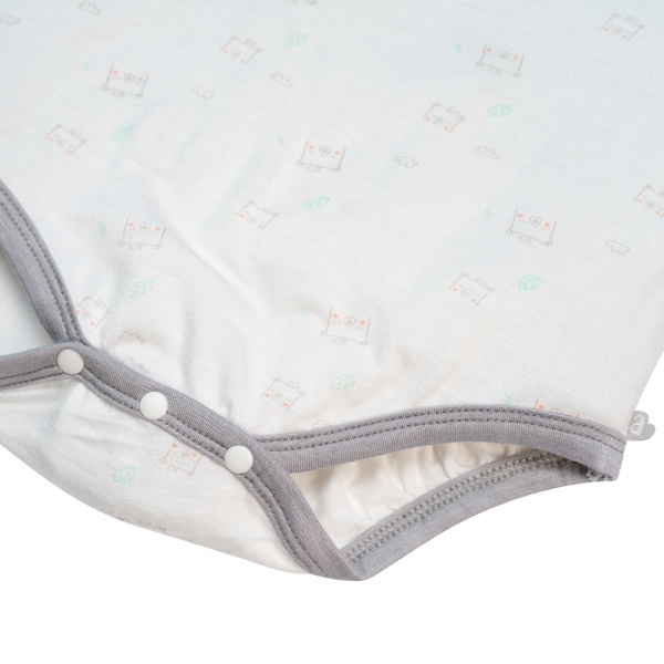 Body tính năng tam giác vải modal Animo VĐ522029 (0-12M,Xám)