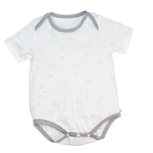 Body tính năng tam giác vải modal Animo VĐ522029 (0-12M,Xám)