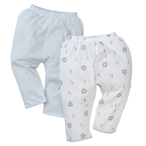 Cặp quần sơ sinh dài Animo KV422092 (NB-12M,Xám)