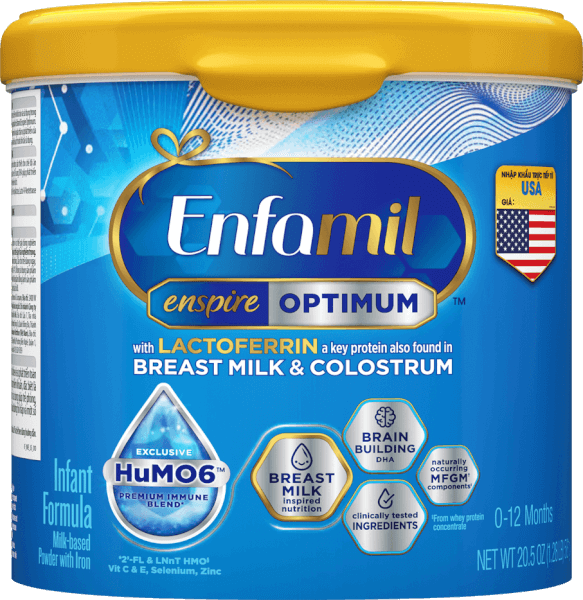 Sữa Enfamil Enspire Infant Formula 581g (0-12 tháng)