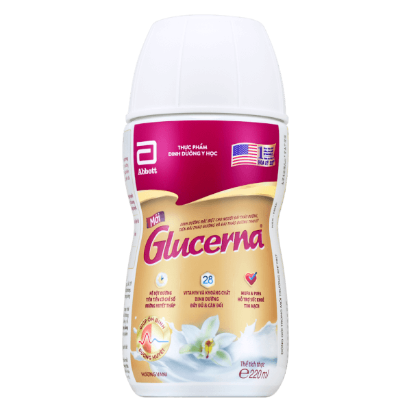 Thực phẩm dinh dưỡng y học Glucerna 220ml (Lốc 6 chai)