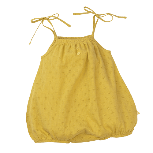 Bodysuit bé gái tam giác Animo TX522019 (0-12M,Vàng)