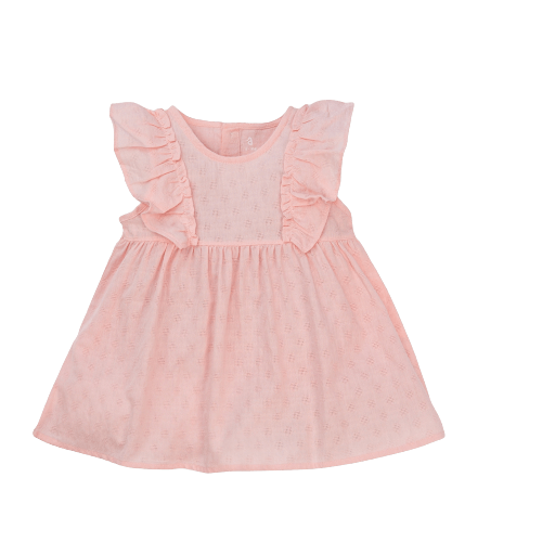 Đầm vải bé gái Animo TX422055 (6M-3Y,Hồng)