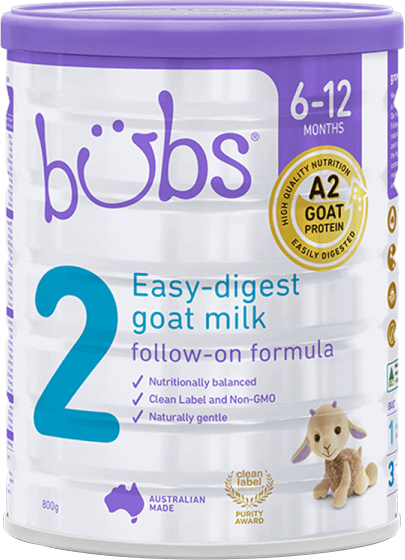 Sữa dê Bubs Goat số 2 800g (6-12 tháng)