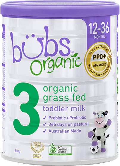 Sữa Bubs Organic Bovine số 3 800g (12-36 tháng)