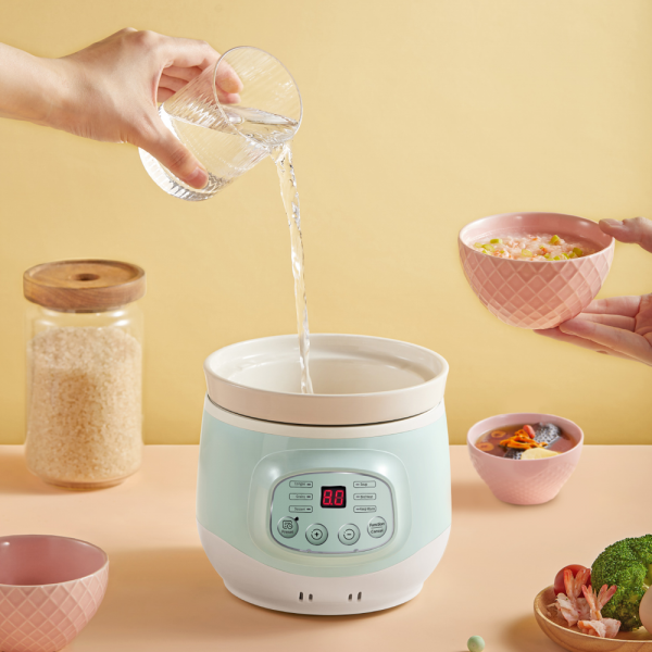 Nồi nấu chậm thông minh Bear 1L (DDG-D10J2, đun trực tiếp)