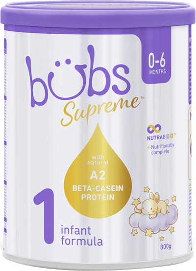 Sữa Bubs Supreme số 1 800g (0-6 tháng)