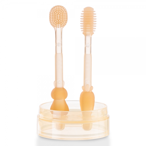 Bàn chải rơ lưỡi silicone Animo (GH-TRle01)