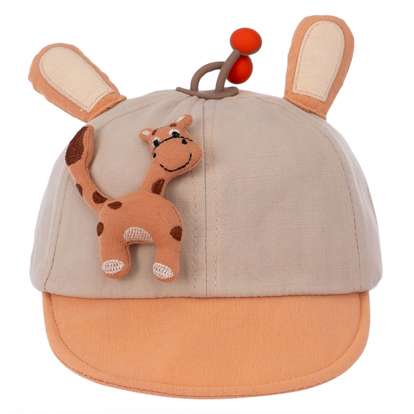 Nón lưỡi trai bé trai Animo A2303_JK019 (49cm,Màu be)