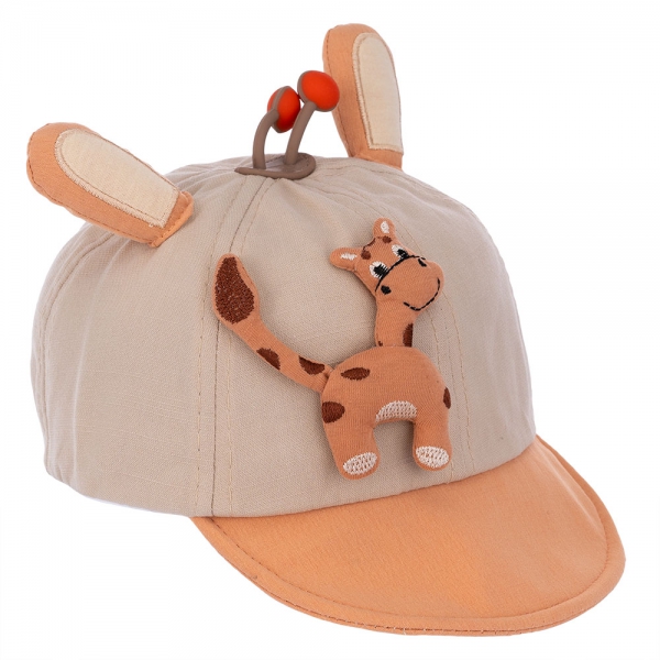 Nón lưỡi trai bé trai Animo A2303_JK019 (49cm,Màu be)