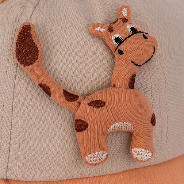 Nón lưỡi trai bé trai Animo A2303_JK019 (49cm,Màu be)