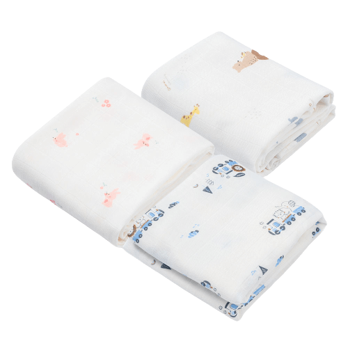 Khăn gạc tắm sợi tre 2 lớp Animo T2304_NBA005 (60x120cm,1 cái) (giao màu ngẫu nhiên)