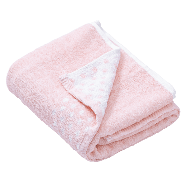 Khăn tắm dệt họa tiết 2 mặt Cotton Animo T2304_HV004 (60x120cm,Hồng)