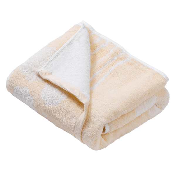Khăn tắm dệt họa tiết 2 mặt Cotton Animo T2304_HV004 (60x120cm,Vàng nhạt)