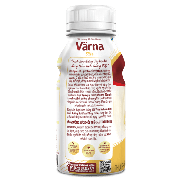 Värna Elite Sâm Ngọc Linh Đông Trùng Hạ Thảo chai 237ml